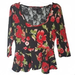 10 for $30 Sale Almost Famous Floral Top (A20)